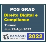 Pós Grad (um ano) Direito DIGITAL e COMPLIANCE – Turma Jun 2022 (DAMÁSIO 2022) Pós Graduação